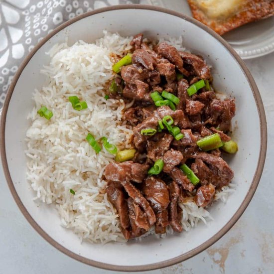 Instant Pot Mongolian Beef