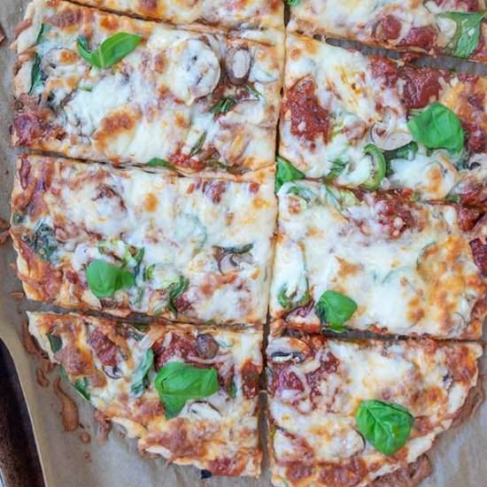 Gluten-Free Crispy Thin Pizza Crust