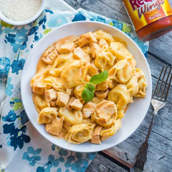 One Pot Buffalo Chicken Tortellini