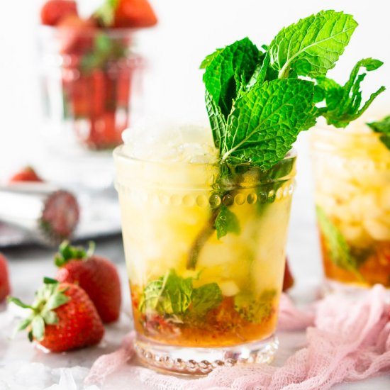 Strawberry Mint Julep