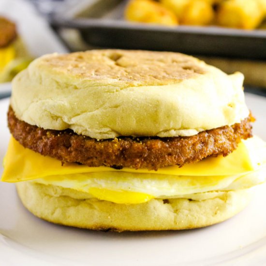 Vegetarian Breakfast Sandwich