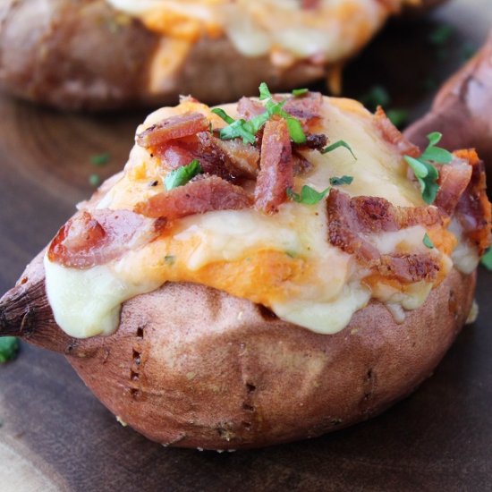 Twice Baked Sweet Potatoes