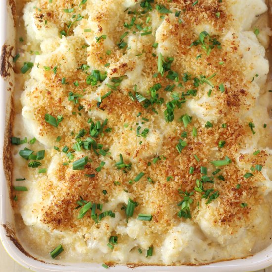 Modern Cauliflower Gratin