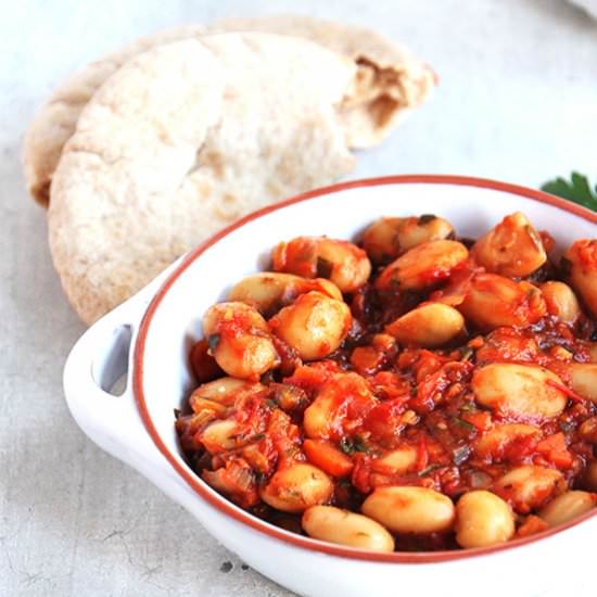 Greek baked beans