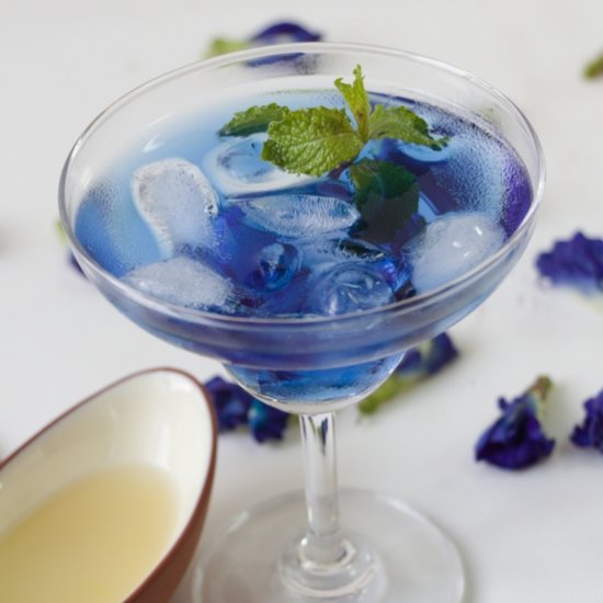 Butterfly Pea Tea Cooler