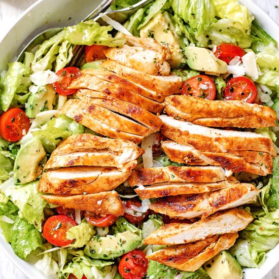 Blackened Chicken and Avocado Salad