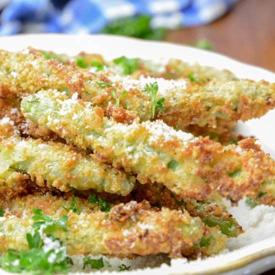 AIR FRYER GARLIC & PARM GREEN BEANS