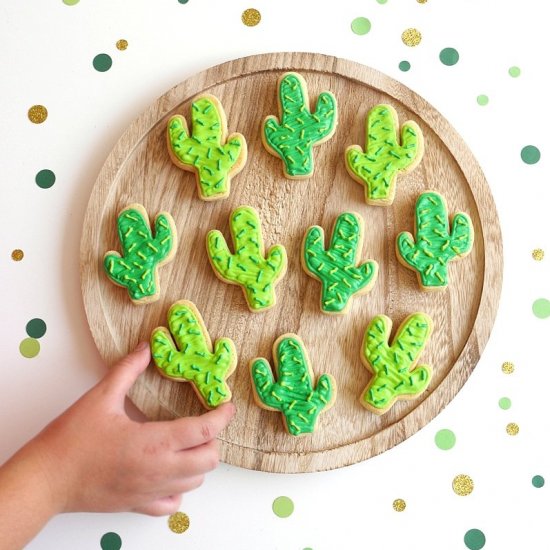 Cactus Sugar Cookies