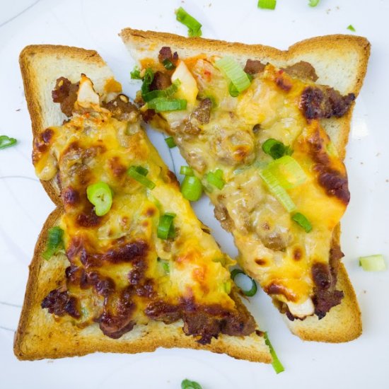 Korean Style Grilled Cheese Toast