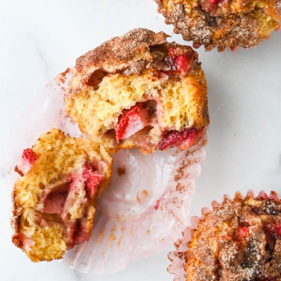 Gluten Free Strawberry Muffins