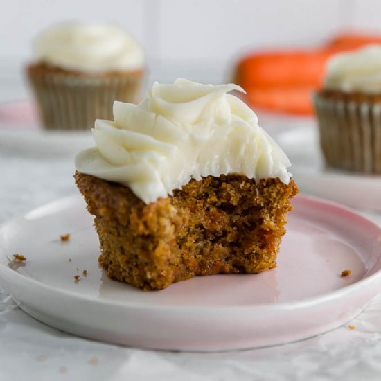 Gluten Free Carrot Cake Cupcakes