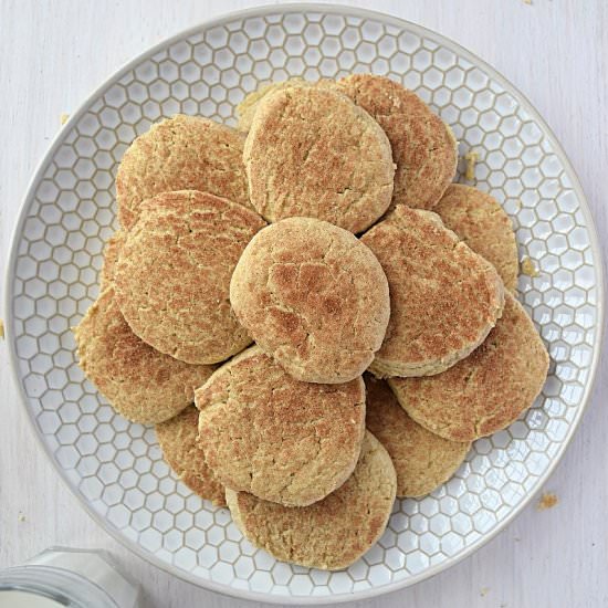 Gluten free Snicker-Doodle Cookies