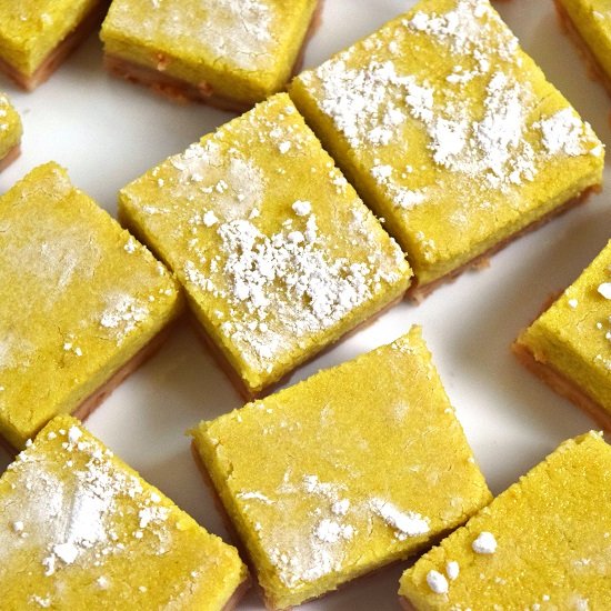 Vegan Gluten Free Lemon Bars