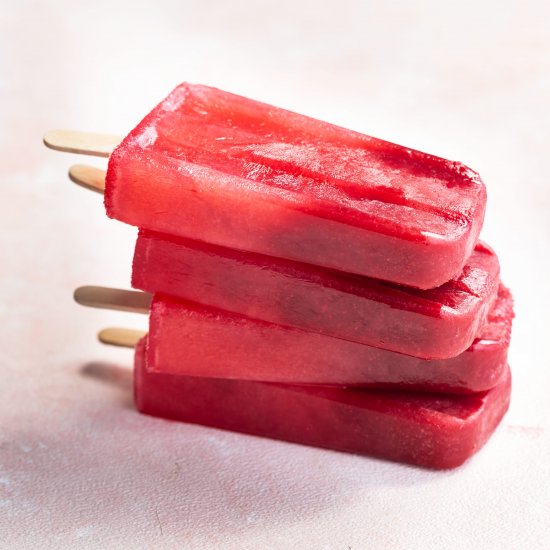 Raspberry Grapefruit Ice Pops