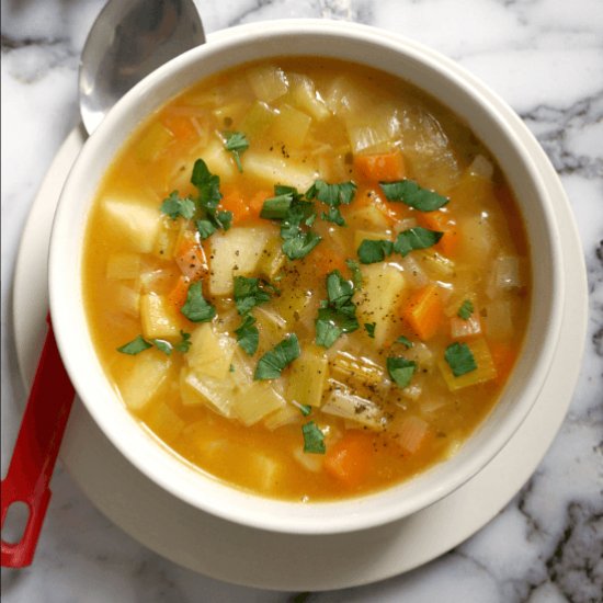 Chunky Leek and Potato Soup