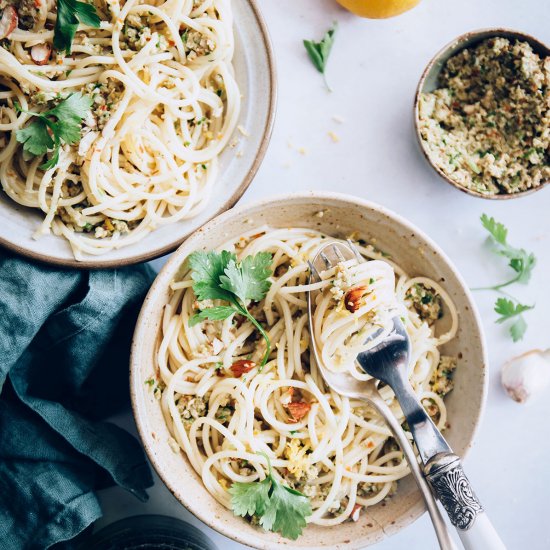 Green Olive Spaghetti