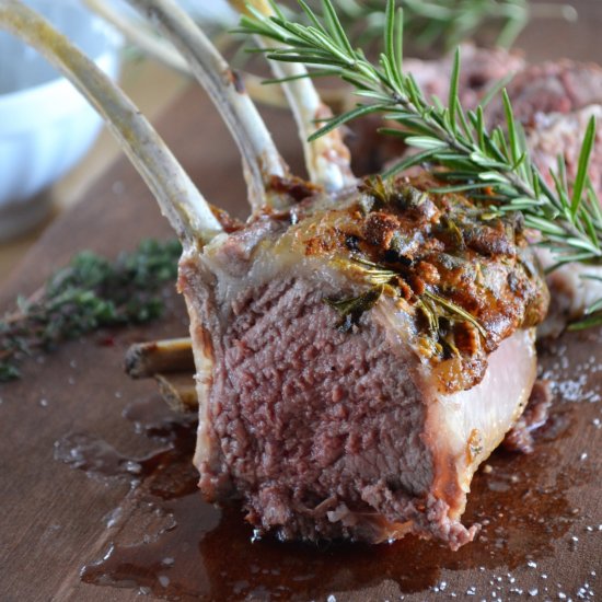 Roasted Rack of Lamb