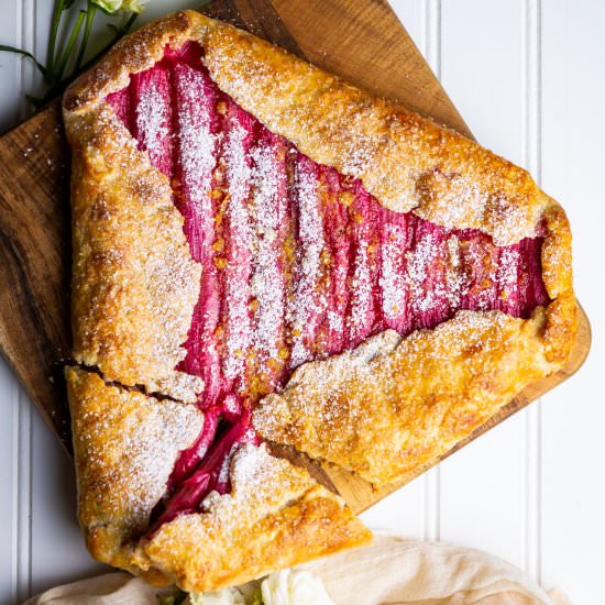 Rhubarb Galette