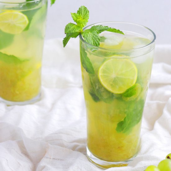 Green Grapes Virgin Mojito