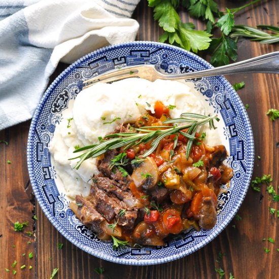 Dump-and-Bake Swiss Steak