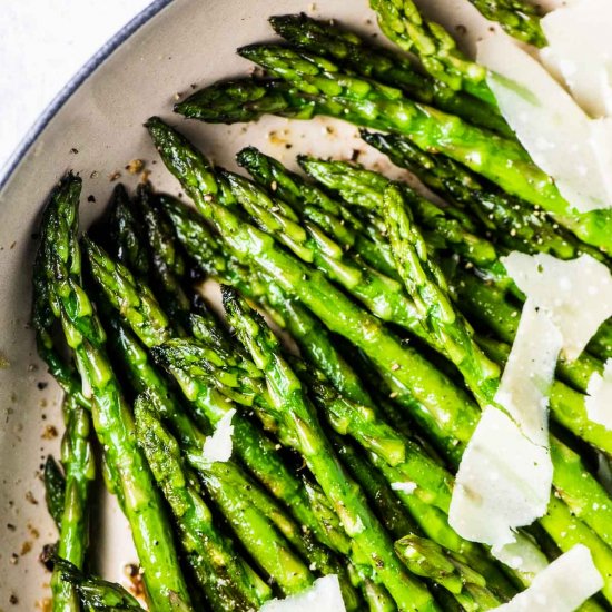 Sauteed Asparagus with Parmesan