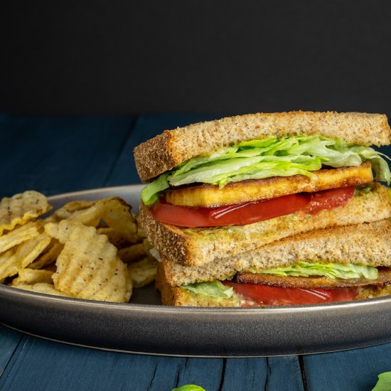 TLT-Tofu Lettuce & Tomato Sandwich