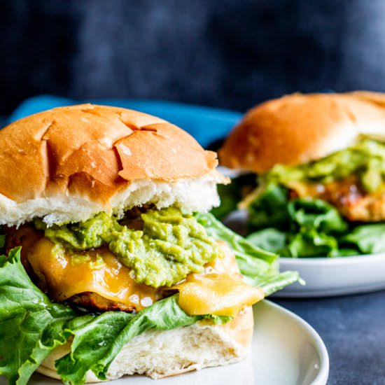 Grilled Chicken Burgers