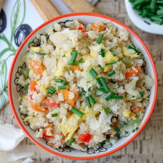 Chicken Cauliflower Fried Rice