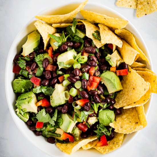 Avocado Black Bean Salsa