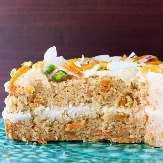 GF Vegan Tropical Carrot Cake