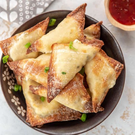 How to make Air Fryer Crab Rangoon