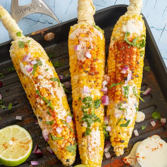 Vegan Grilled Corn on the Cob