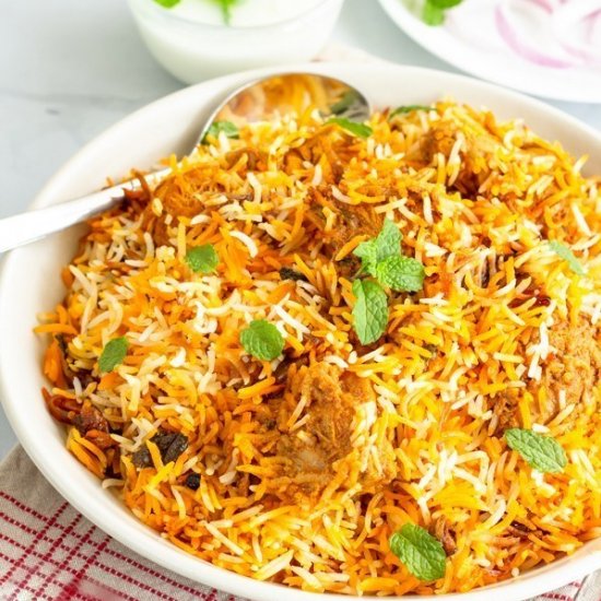 Butter Chicken Biryani