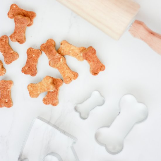 Pumpkin Peanut Butter Dog Treats