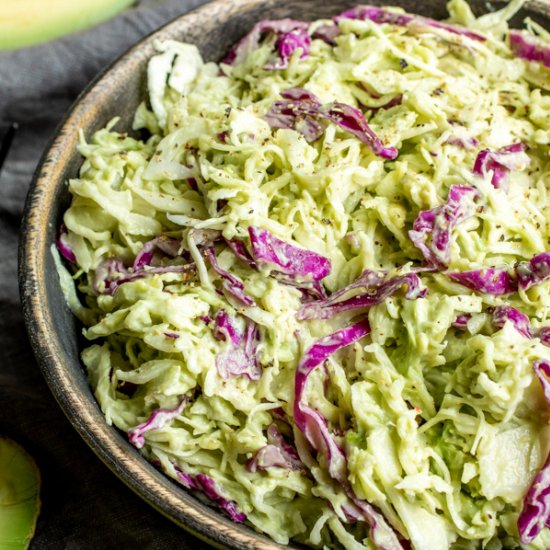 KETO AVOCADO COLESLAW