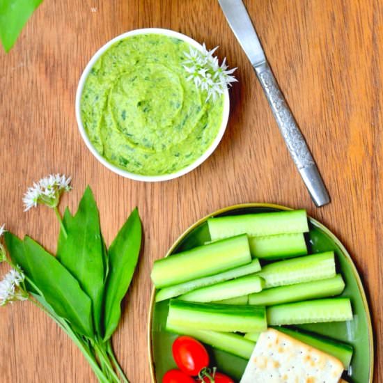 Wild Garlic Hummus