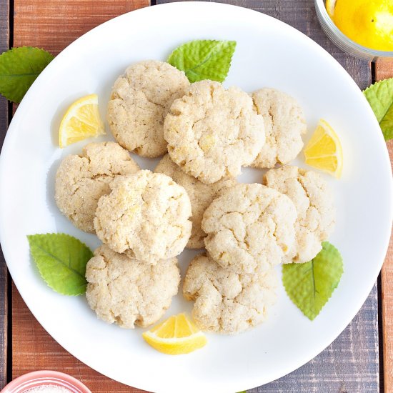 Easy Vegan Lemon Cookies