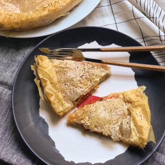 Greek Pie with Pastourma & Kasseri