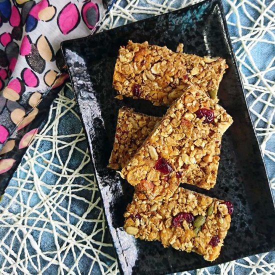 No bake Homemade Granola Bars