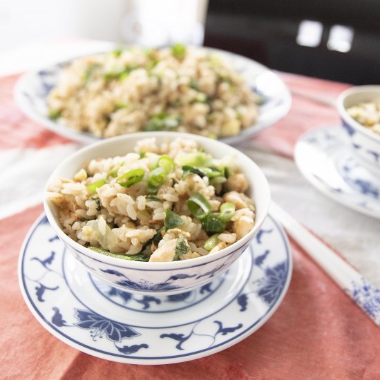 Salt Cured Fish Fried Rice