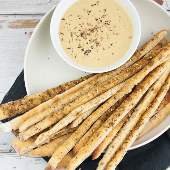 Vegan Za’atar Breadsticks