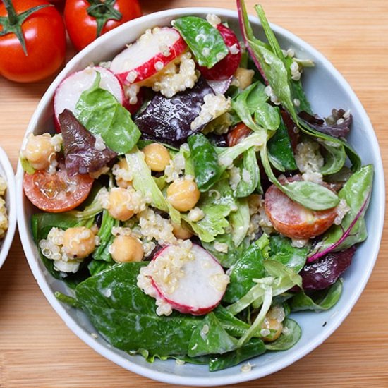 Mixed Greens Quinoa Salad