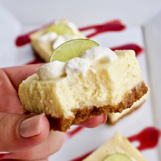 Key Lime Cheesecake Bars