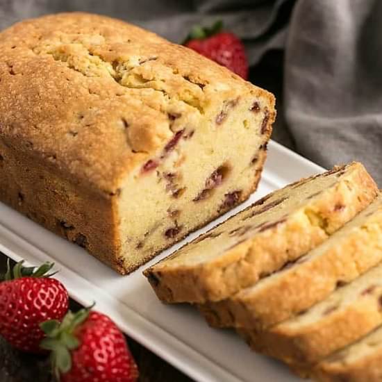 Strawberry Pound Cake