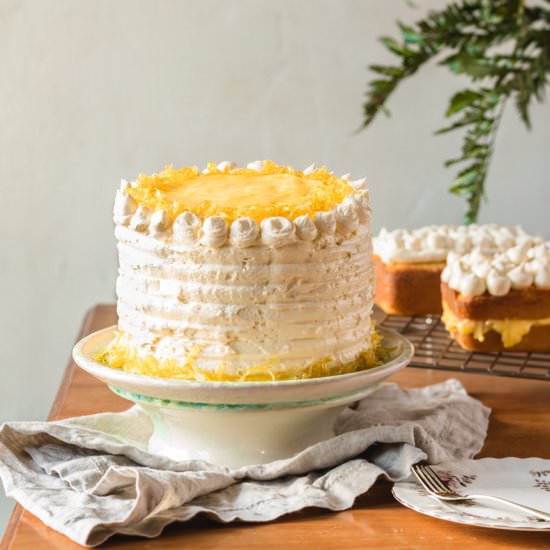 Lemon Cake Vanilla Buttercream