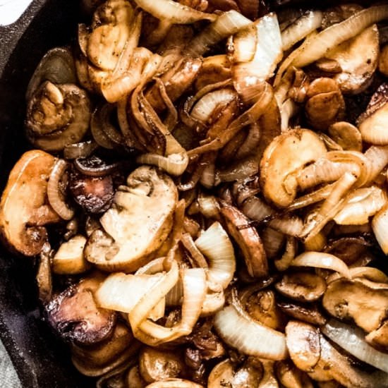 Sautéed Mushrooms and Onions