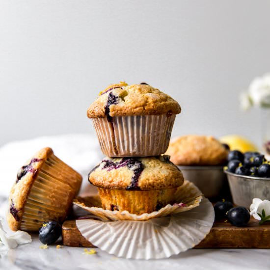 Fresh Blueberry Muffins