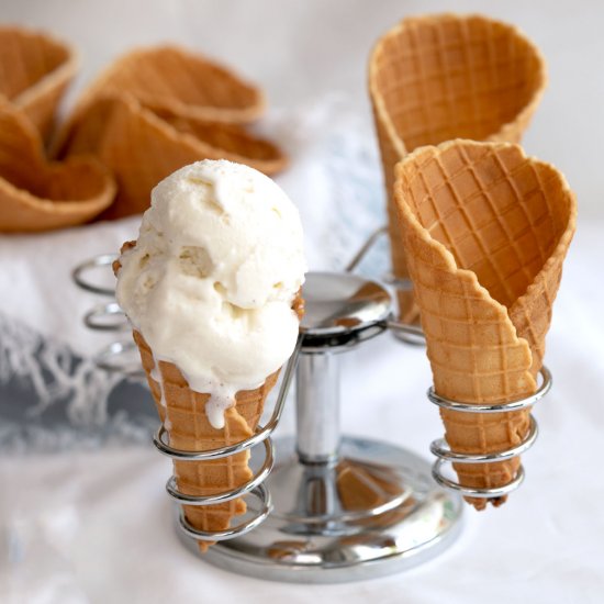 Homemade Waffle Cones