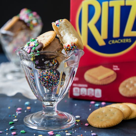 Ritz Ice Cream Sandwiches