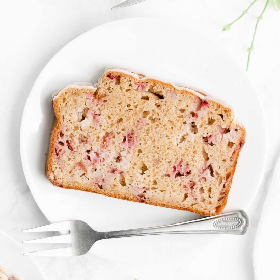 Healthy Strawberry Pound Cake